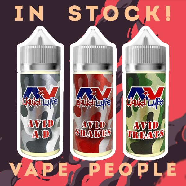 Avid Liquid Lyfe e-juices are in stock!