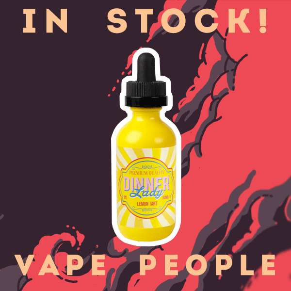 Lemon Tart and other 50ml shortfill hits by Dinner Lady are in stock!