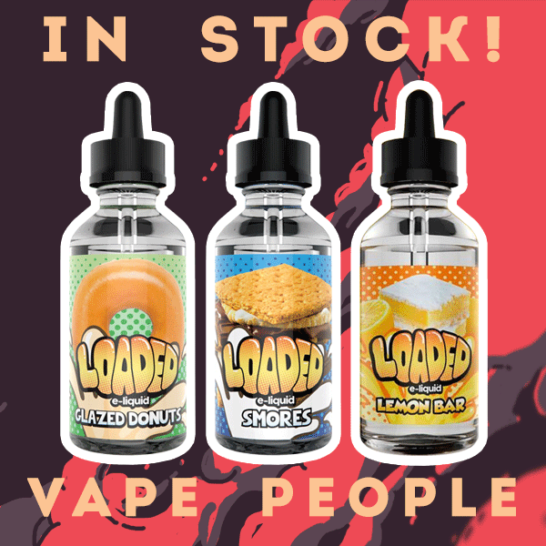 Glazed Donuts, Smores and other Loaded e-liquids in 100ml Shortfills are in stock!
