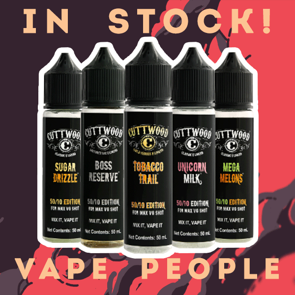 Cuttwood e-liquid 50ml shortfills are in stock at Vape People UK!
