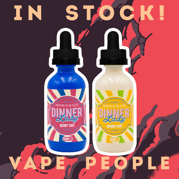 Berry Tart and Mango Tart e-liquids in 50ml shortfills are in stock!