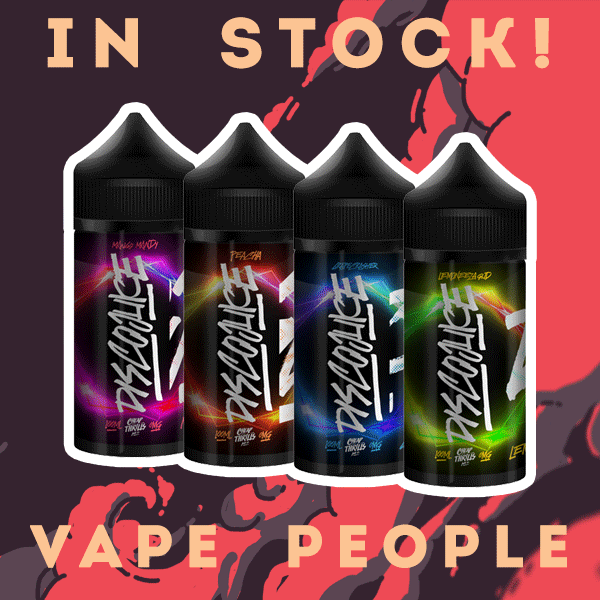 Wonutz are joined by 100ml shortfill Disco Juice vape liquid!