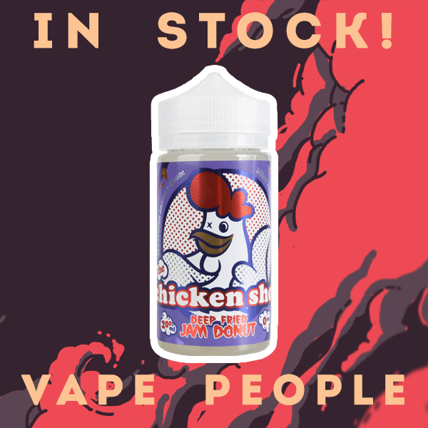 Deep Fried Jam Donut vape liquid by Chicken Shop is back in stock!!