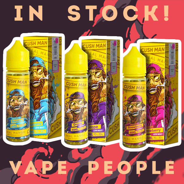 Cush Man by Nasty Juice 50ml short fill vape liquid are in stock!