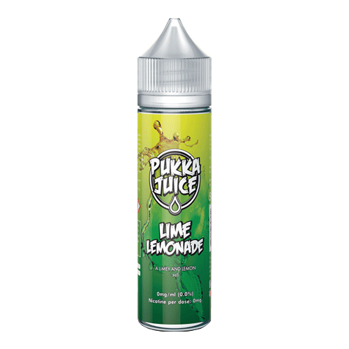Pukka Lime Lemonade vape liquid by Pukka Juice - 50ml Short Fill - eJuice