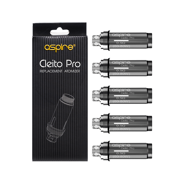 Aspire Cleito Pro Coils 0.5 Ohm (5 Pack) - Buy UK