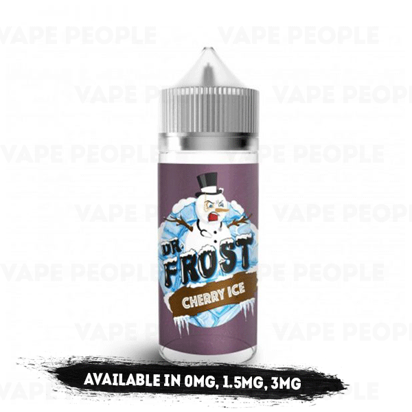 Cherry Ice vape liquid by Dr Frost - 100ml Short Fill - Buy UK
