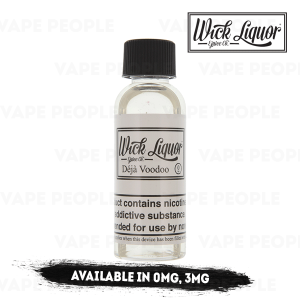 Deja Voodoo vape liquid by Wick Liquor - 50ml Short Fill Deja Voodoo vape liquid by Wick Liquor - 50ml Short Fill