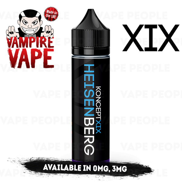 Heisenberg vape liquid by KonceptXIX - 50ml Short Fill Heisenberg vape liquid by KonceptXIX - 50ml Short Fill