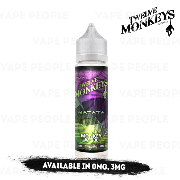 Matata vape liquid by Twelve Monkeys Mix Series - 50ml Short Fill Matata vape liquid by Twelve Monkeys Mix Series - 50ml Short Fill