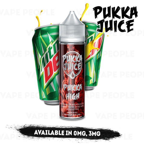 Pukka High (Dew) vape liquid by Pukka Juice - 50ml Short Fill Pukka High (Dew) vape liquid by Pukka Juice - 50ml Short Fill