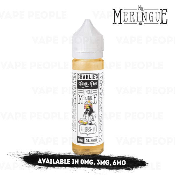 Uncle Meringue vape liquid by Mr Meringue - 50ml Short Fill Uncle Meringue vape liquid by Mr Meringue - 50ml Short Fill