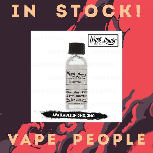 Wick Liquor e-liquid 50ml shortfills with nic shots added!