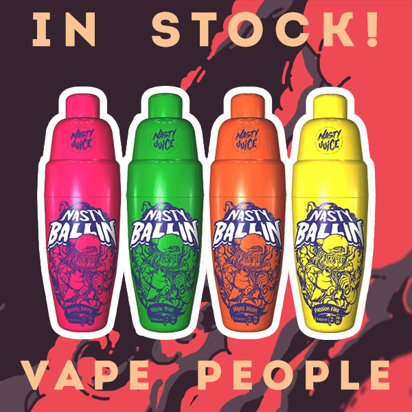 Nasty Ballin' e-liquids in 50ml shortfills are at Vape People UK!