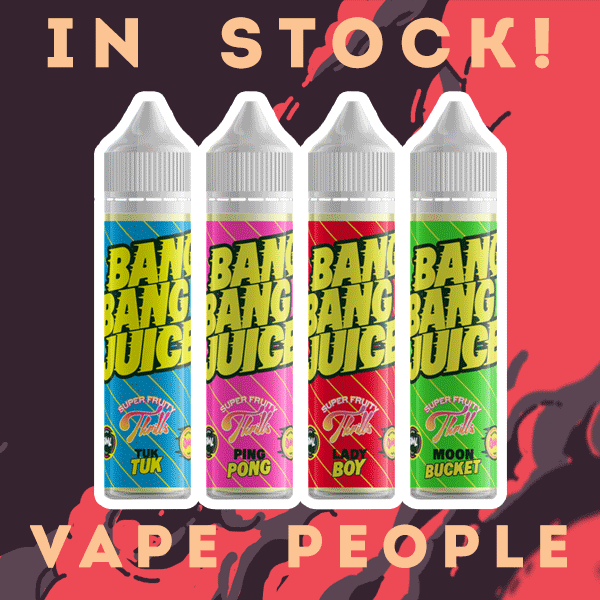 Bang Bang Juice 50ml shortfills are available now!