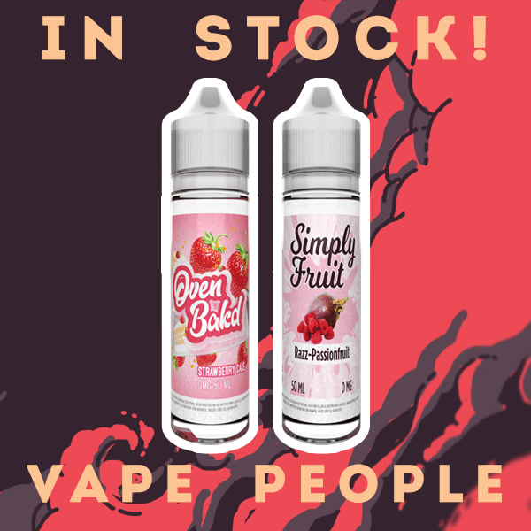 Oven Bakd and Simply Fruit shortfill e-liquids land in the UK!