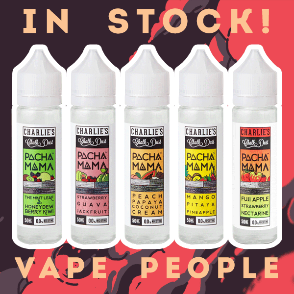 Pacha Mama 50 ml short fill Vape Liquids are in stock!
