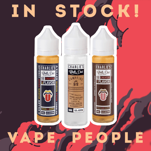 Campfire and The Creator of Flavor 50 ml vape liquid short fills are in stock!