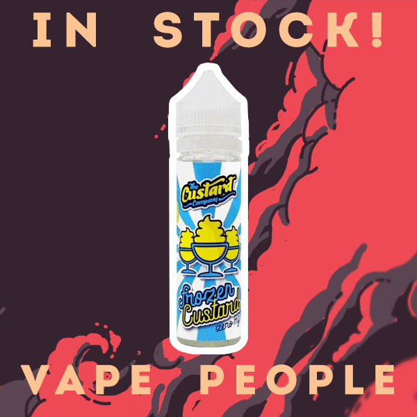 The Custard Company 50ml short fill vape liquids are in stock!