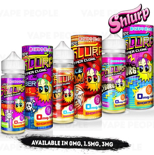 New 100ml Shorftill e-juice by Vape Shlurp are in stock!