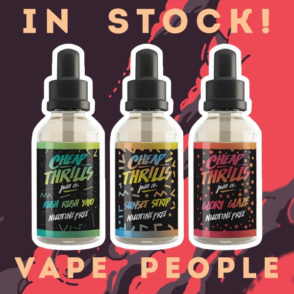 Cheap Thrills Vape Liquids 50ml Shortfill (0mg, 3mg, 6mg)