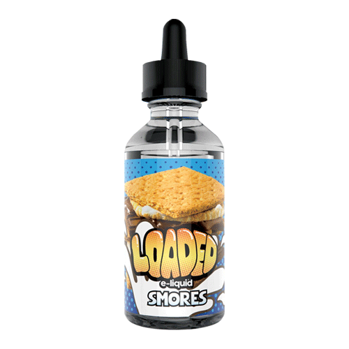 Smores vape liquid by Loaded - 100ml Short Fill Smores vape liquid by Loaded - 100ml Short Fill