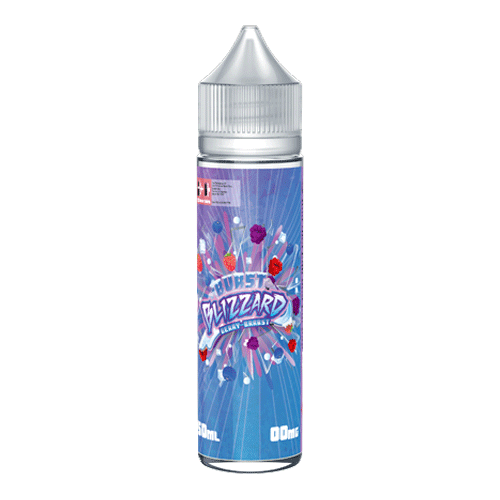 Berry Brrrst vape liquid by Burst Blizzard - 50ml Short Fill - Buy UK