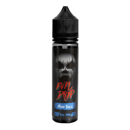 Blue Razz vape liquid by Evil Drip - 50ml Short Fill - Buy UK