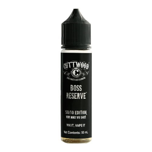 Boss Reserve vape liquid by Cuttwood - 50ml Short Fill - Buy UK