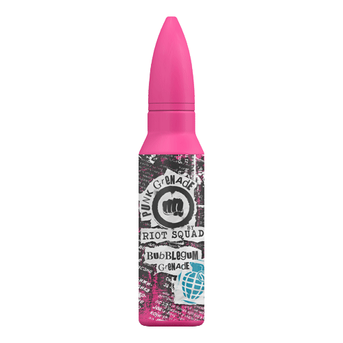 Bubblegum Grenade vape liquid by Riot Squad's Punk Grenade - 50ml Short Fill - Buy UK