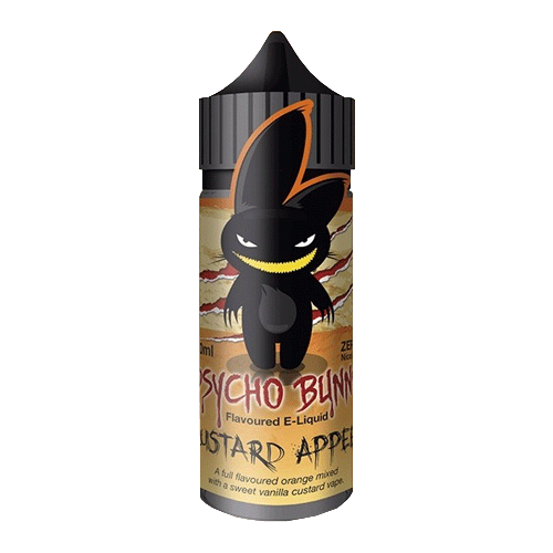 Custard Appeal vape liquid by Psycho Bunny - 100ml Short Fill - Buy UK