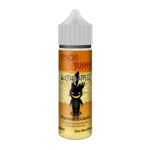 Custard Appeel vape liquid by Psycho Bunny - 50ml Short Fill - Buy UK