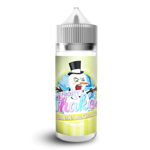 Frosty Shakes - Banana Milkshake vape liquid by Dr Frost - 100ml Short Fill - Buy UK