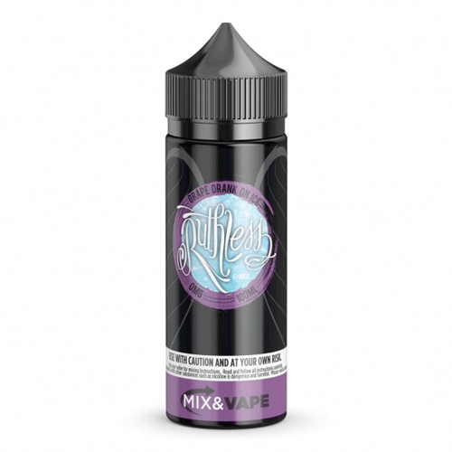 Grape Drank On Ice vape liquid by Ruthless - 100ml Short Fill - Buy UK