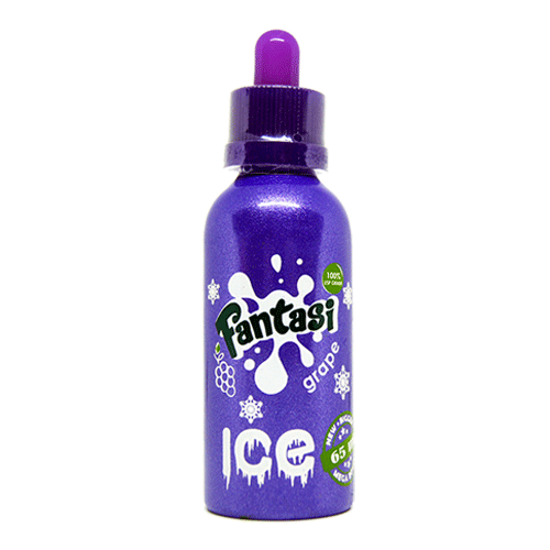 Grape Ice vape liquid by Fantasi - 55ml Short Fill - Buy UK