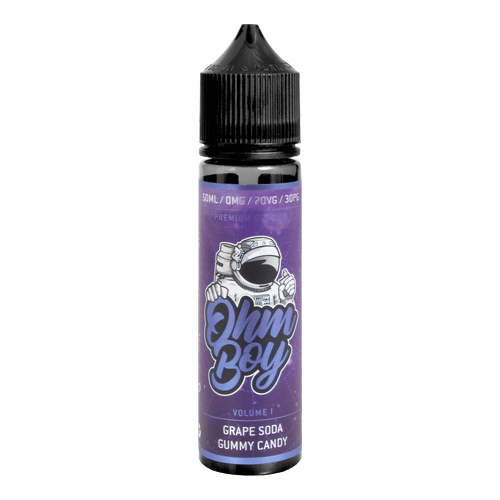 Grape Soda Gummy Candy vape liquid by Ohm Boy - 50ml Short Fill / 10ml Nic Shots