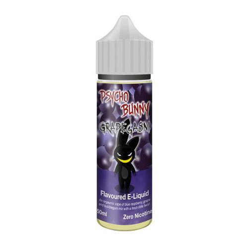 Grapegasm vape liquid by Psycho Bunny - 50ml Short Fill