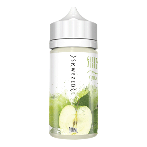 Green Apple vape liquid by Skwezed  - 100ml Short Fill - Buy UK