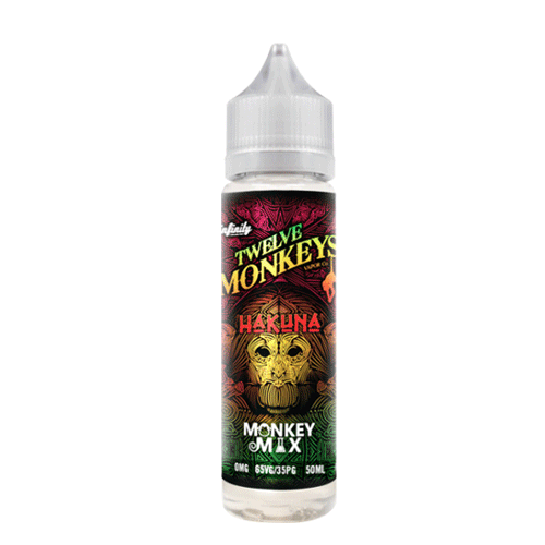 Hakuna vape liquid by Twelve Monkeys Mix Series - 50ml Short Fill - Buy UK