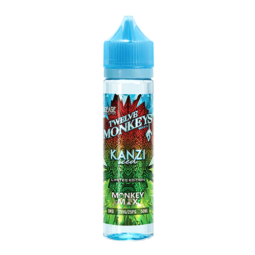 Kanzi Iced vape liquid by Twelve Monkeys: Ice Age Mix Series - 50ml Short Fill - Buy UK