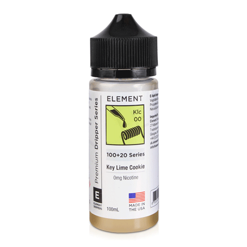 Key Lime Cookie (Klc) vape liquid by Element E-liquids - 100ml Short Fill - Buy UK