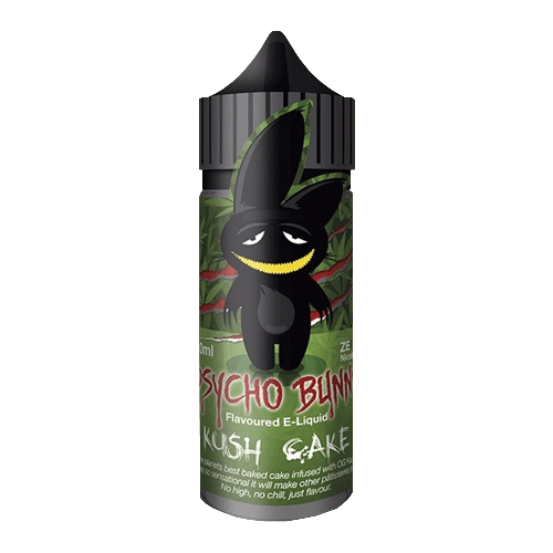 Kush Cake vape liquid by Psycho Bunny - 100ml Short Fill - Buy UK