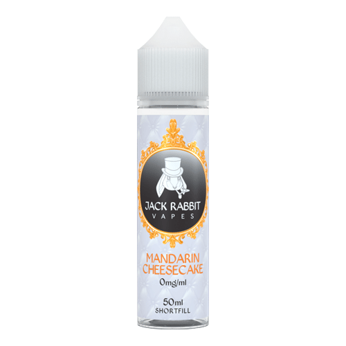 Mandarin Cheesecake vape liquid by Jack Rabbit Vapes - 50ml Short Fill