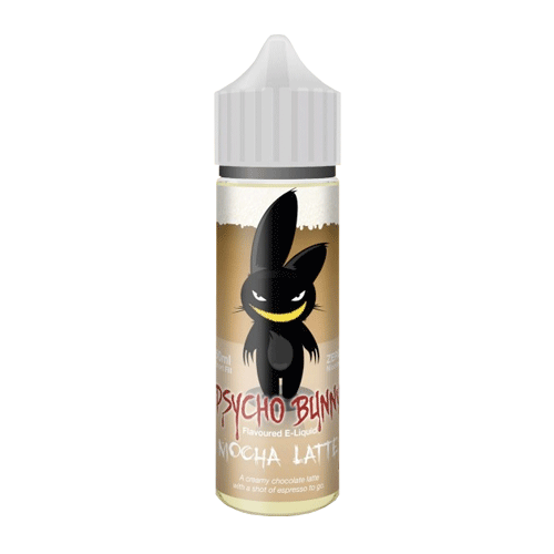 Mocha Latte vape liquid by Psycho Bunny - 50ml Short Fill