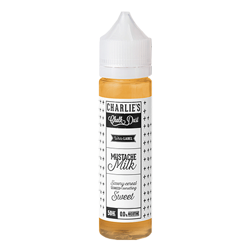 Mustache Milk vape liquid by Charlie's Chalk Dust - 50ml Short Fill - eJuice