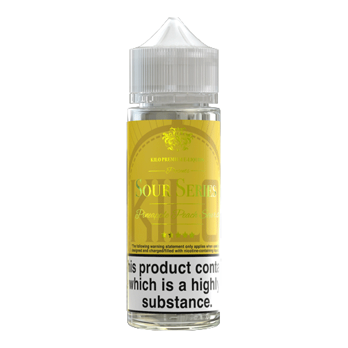 Pineapple Peach Sour vape liquid by Kilo Sour Series - 100ml Short Fill - buy UK