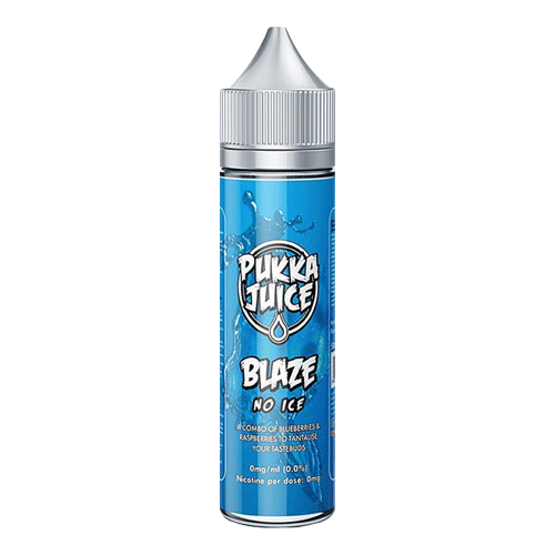 Pukka Blaze No Ice vape liquid by Pukka Juice - 50ml Short Fill