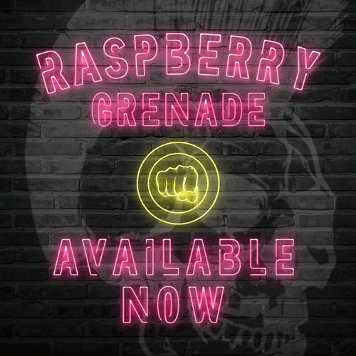 Raspberry Grenade vape liquid by Riot Squad's Punk Grenade - 50ml Short Fill - eJuice