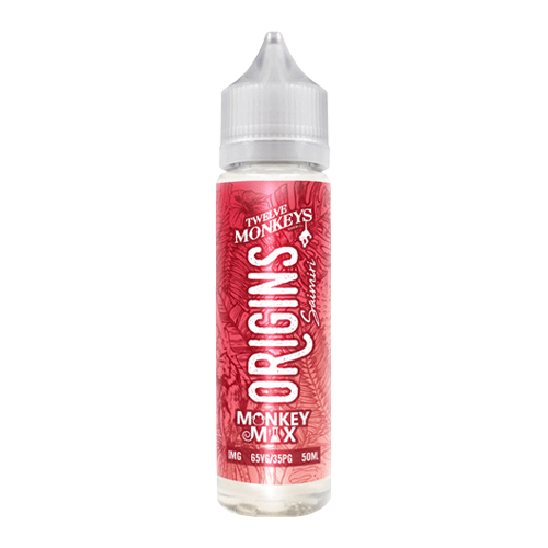 Saimiri vape liquid by Origins: 12 Monkeys Mix - 50ml Short Fill