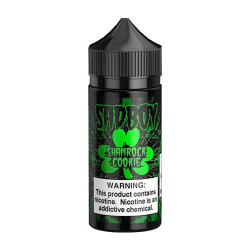 Shamrock Cookie vape liquid by Sadboy - 100ml Short Fill